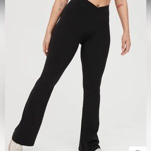 Aerie Offline Crossover Flare Leggings